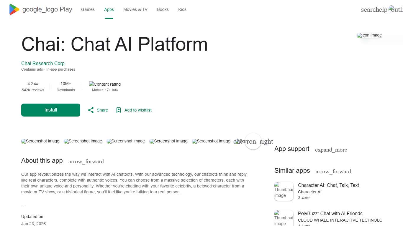 Chai: Chat AI Platform - Apps on Google Play