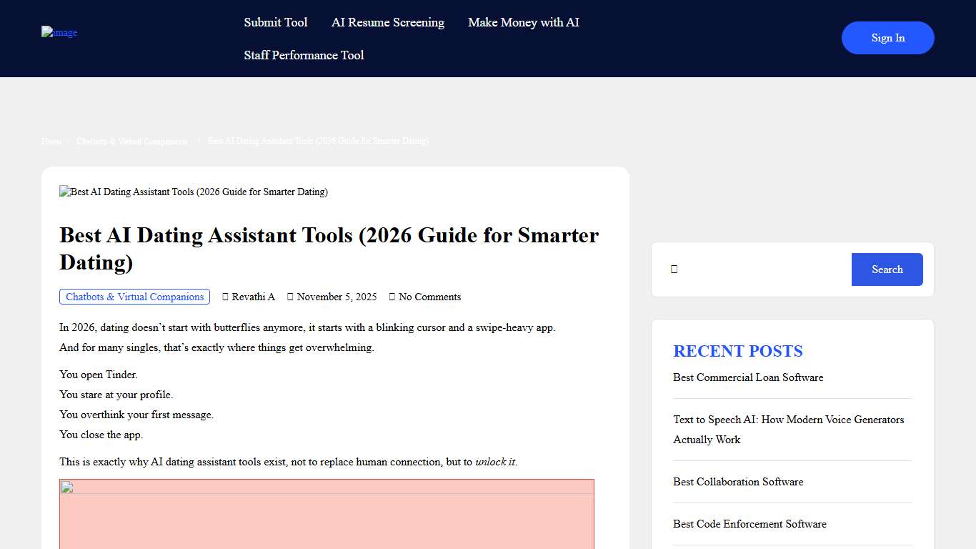 Best AI Dating Assistant Tools (2026 Guide for Smarter Dating)
